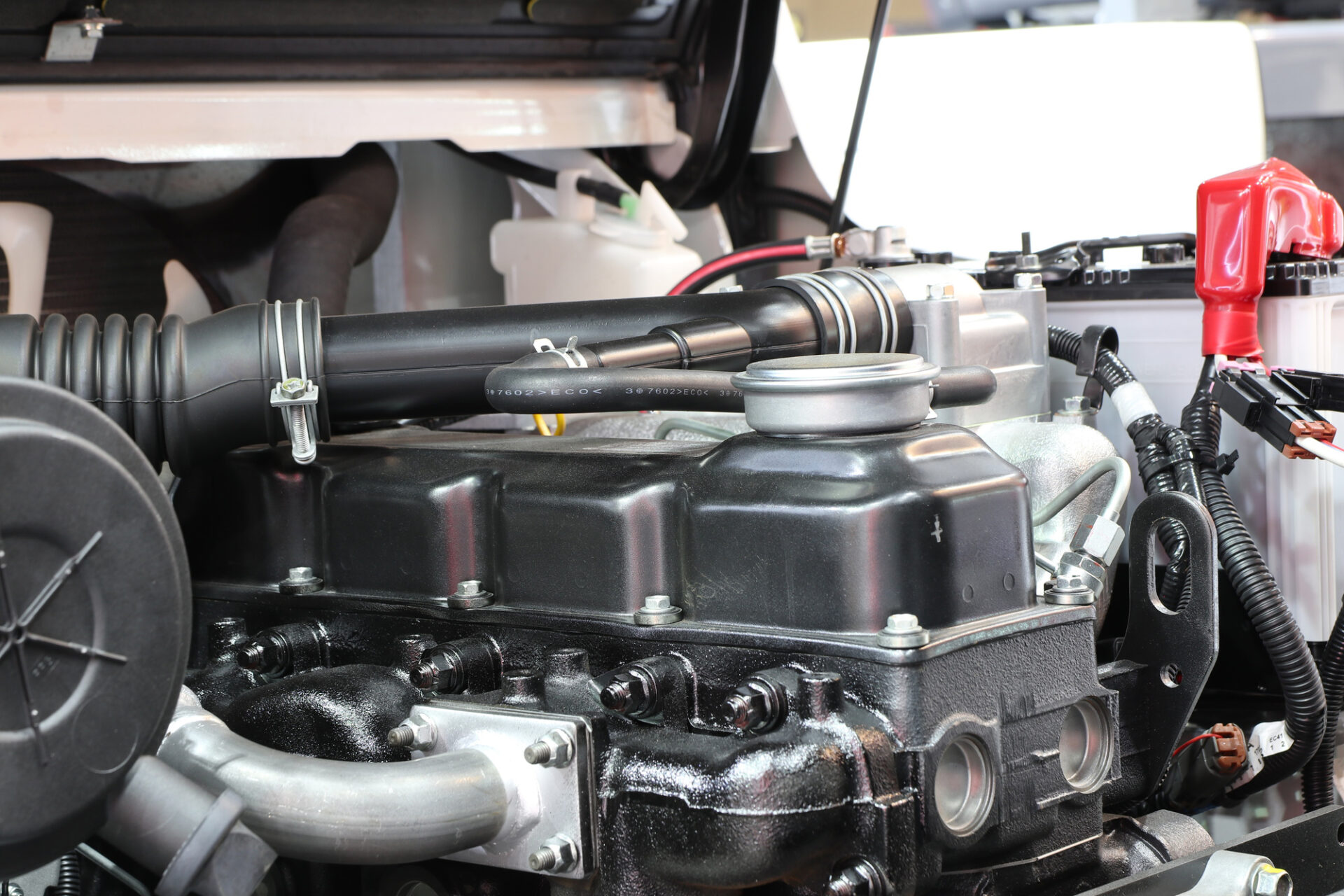 The forklift truck engine